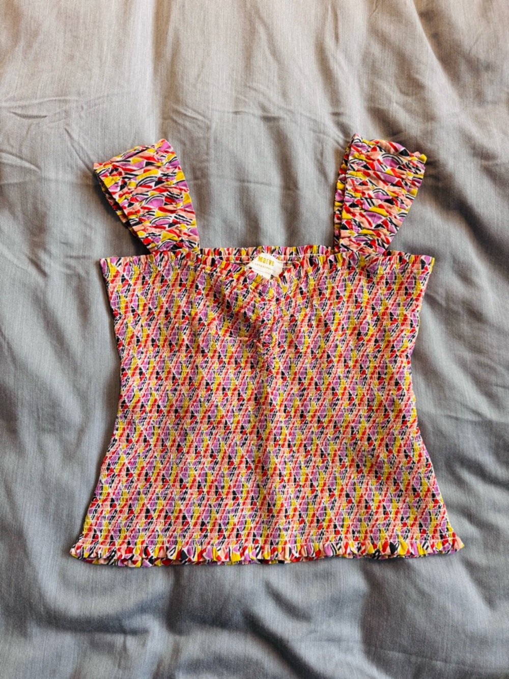 Maeve Anthropologie Smocked Tank